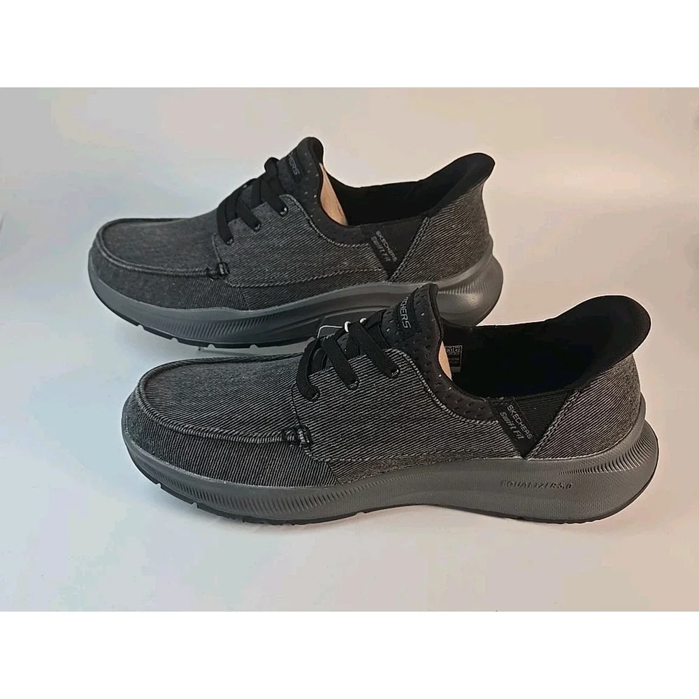Skechers‎ Men's Hands Free Swift Fit Loafer Shoe Gray Size 11 -  NWOB
